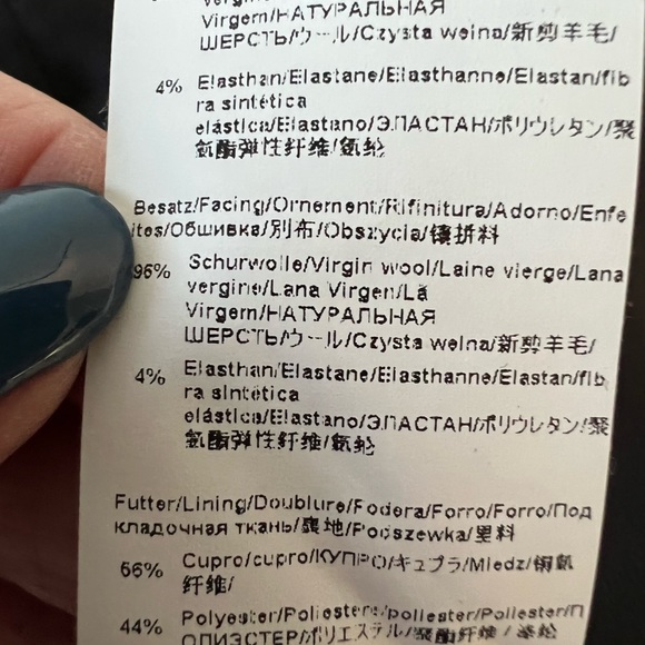 BOSS by Hugo Boss black pinstriped sz 10 lined sheath dress - Picture 7 of 12